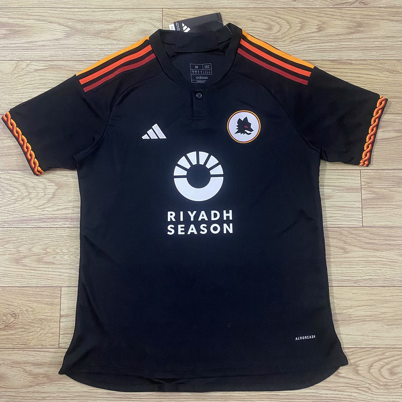 AAA Quality Roma 23/24 Third Black Soccer Jersey